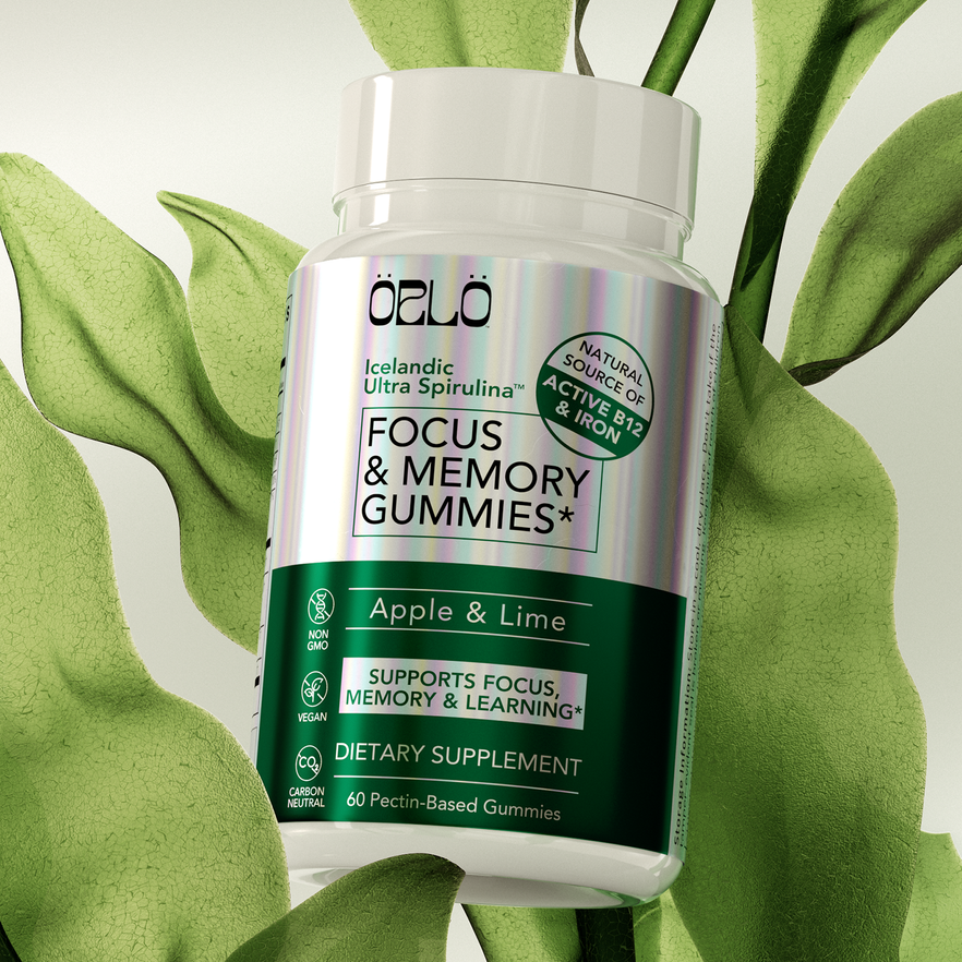 Icelandic Ultra Spirulina Focus & Memory Gummies