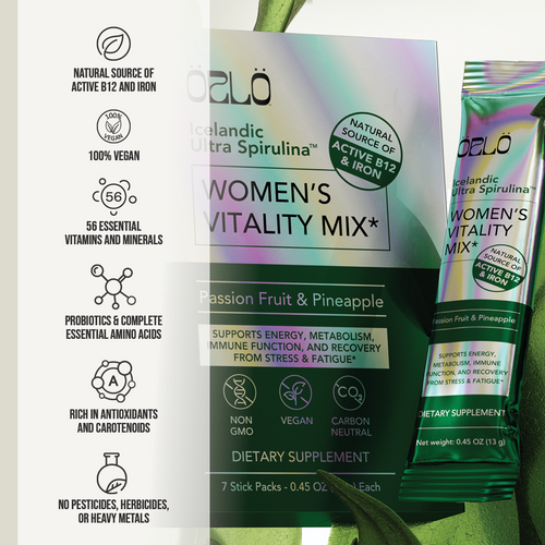 Icelandic Ultra Spirulina™ Women’s Vitality Mix Travel Kit
