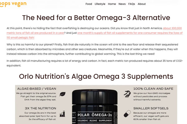 The Need for a Better Omega-3 Alternative - An Exclusive Interview of Dr. Isaac Berzin, co-founder of Örlö Nutrition