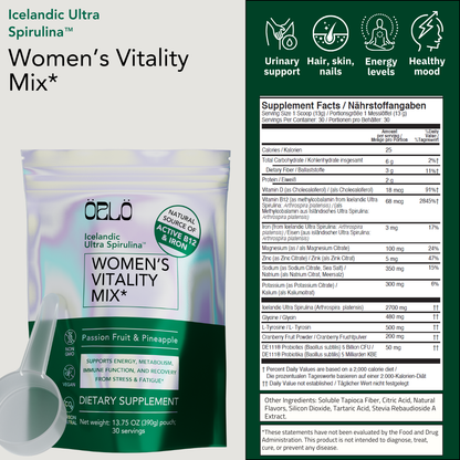 Icelandic Ultra Spirulina™ Women’s Vitality Mix