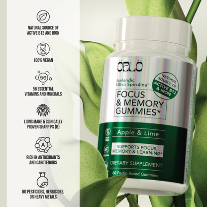 Icelandic Ultra Spirulina™ Focus & Memory Gummies