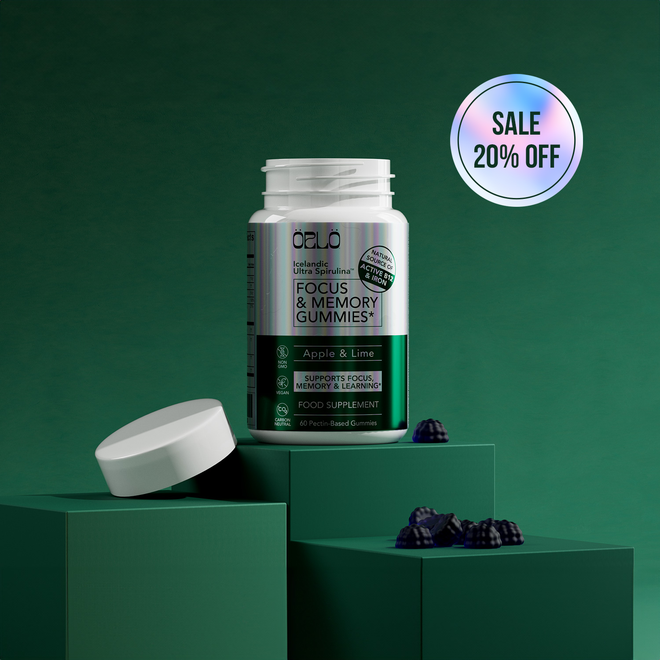 Icelandic Ultra Spirulina™ Focus & Memory Gummies