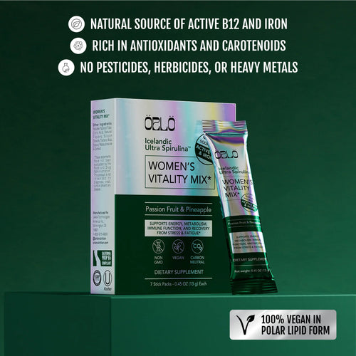 Icelandic Ultra Spirulina™ Women’s Vitality Mix Travel Kit